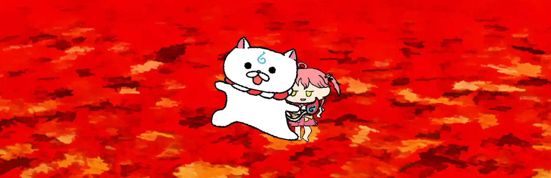 Miko in Maguma background