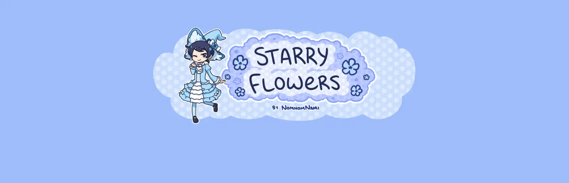 Starry Flowers background