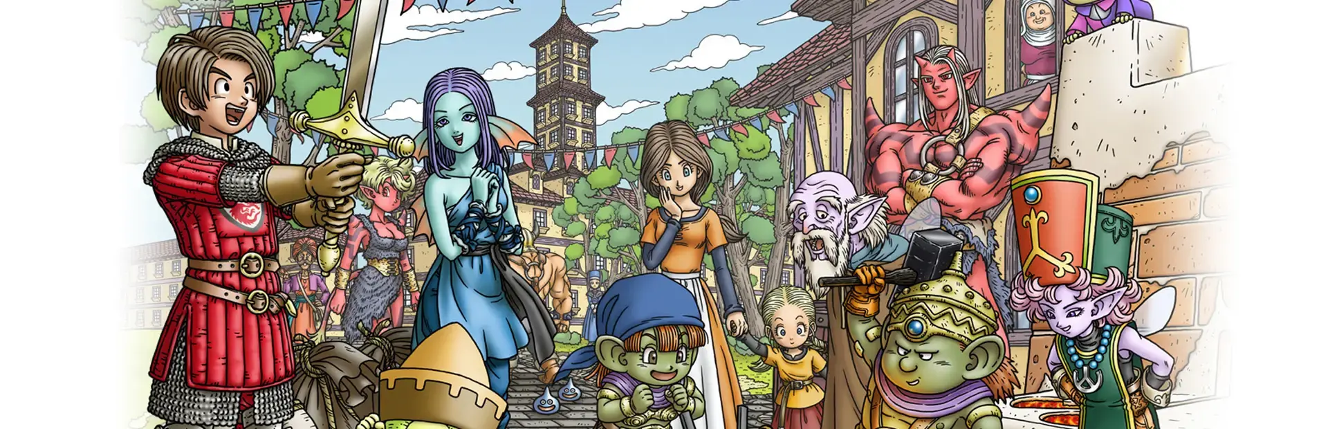 Dragon Quest X: Mezameshi Itsutsu no Shuzoku Offline background