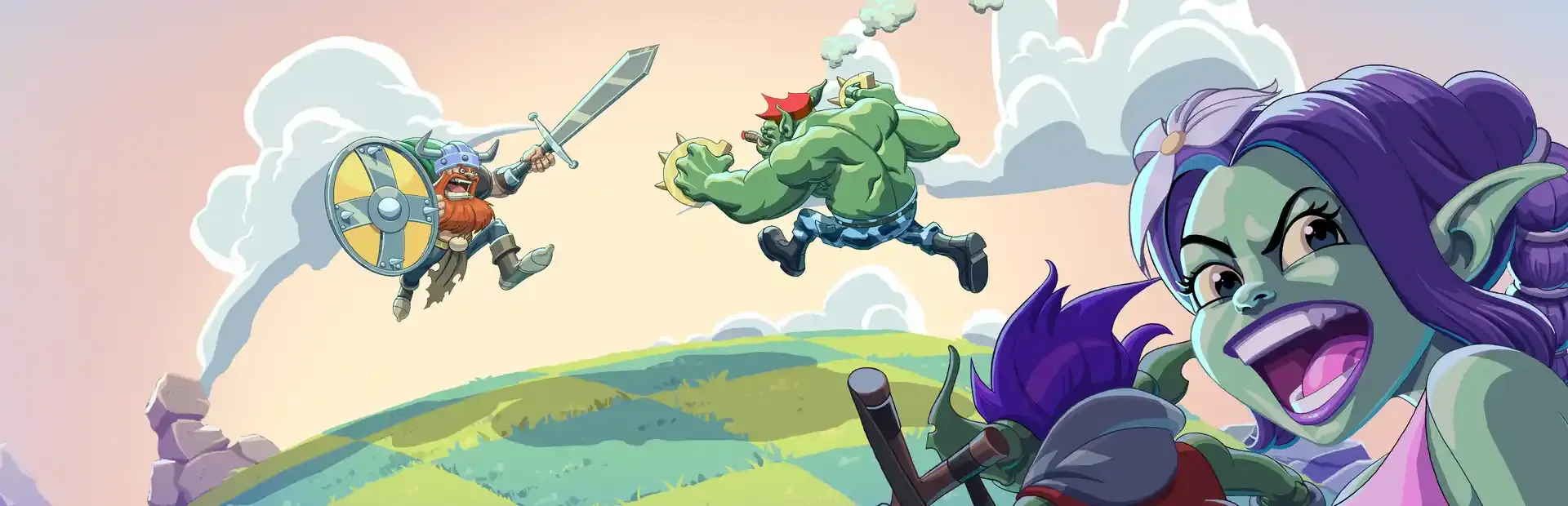 Trolls vs. Vikings: Reborn background