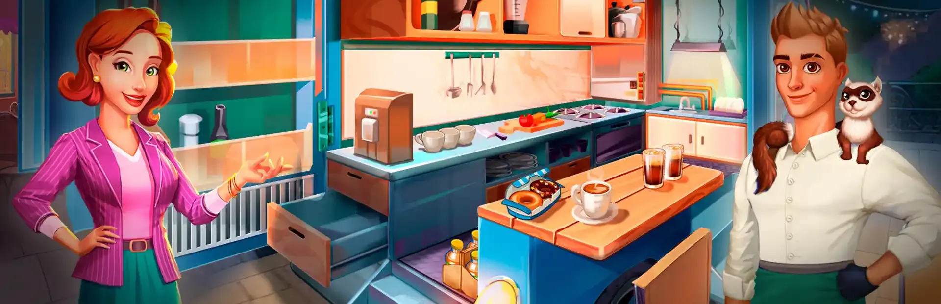 Claire's Cruisin' Cafe: Fest Frenzy background