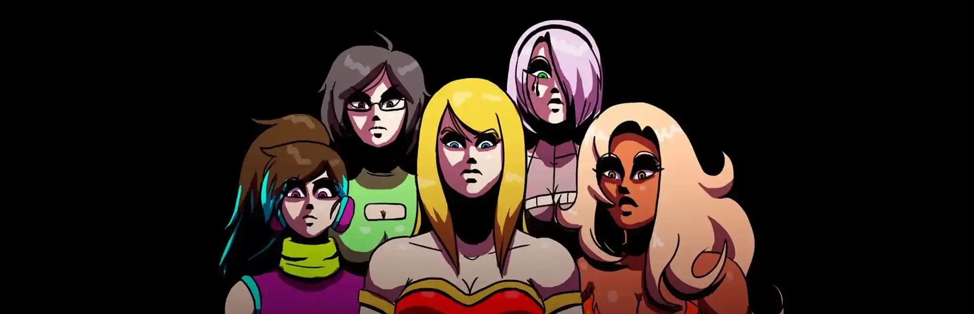 Lovely Heroines background