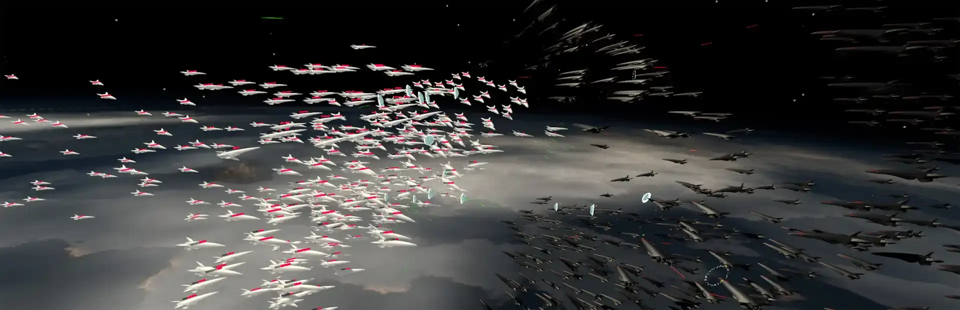 Million Star Ship background