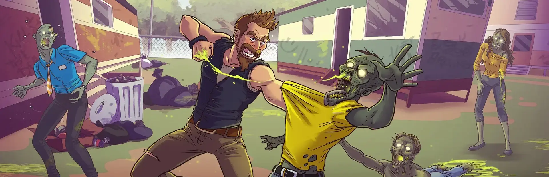 Drunken Fist 2: Zombie Hangover background