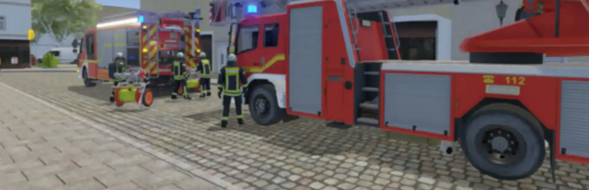 Emergency Call 112: The Fire Fighting Simulation background