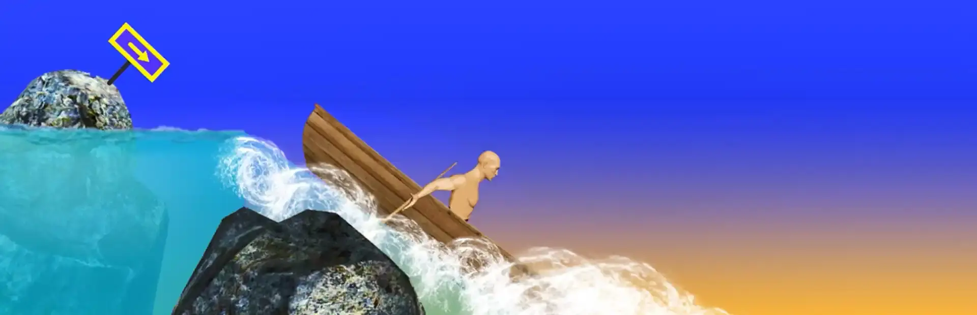 Let me Paddle : Difficult Boat Paddling Game background