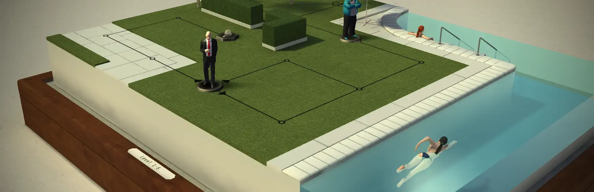Hitman Go: Definitive Edition background