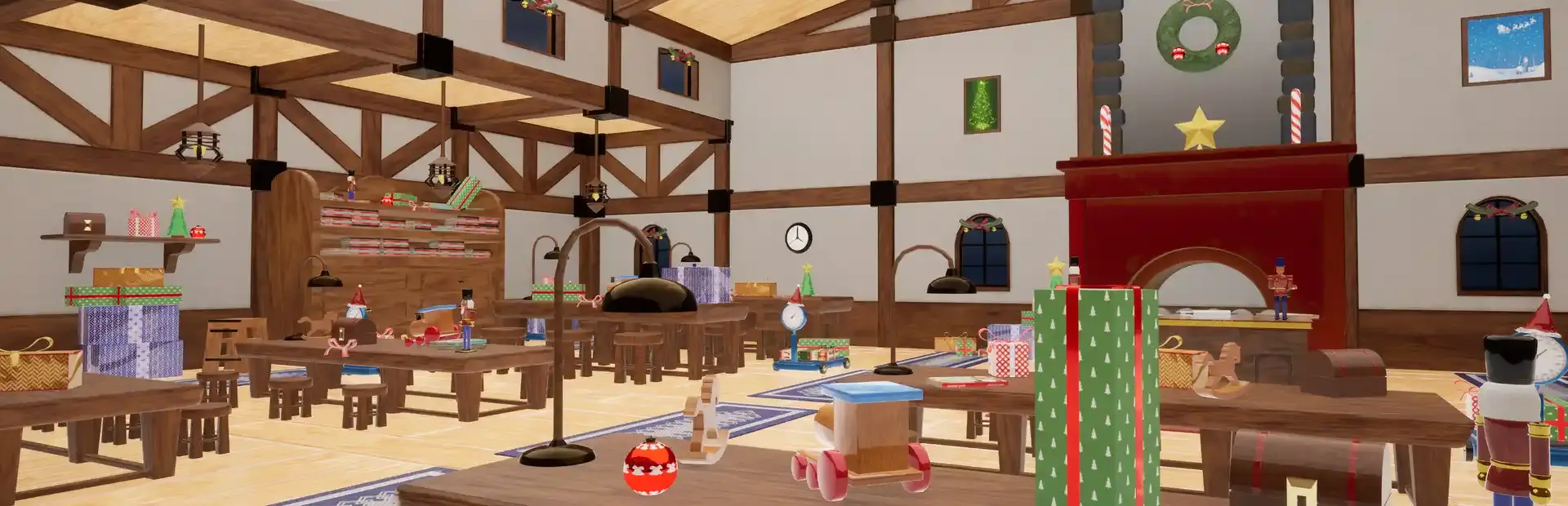 Creepy Claus background