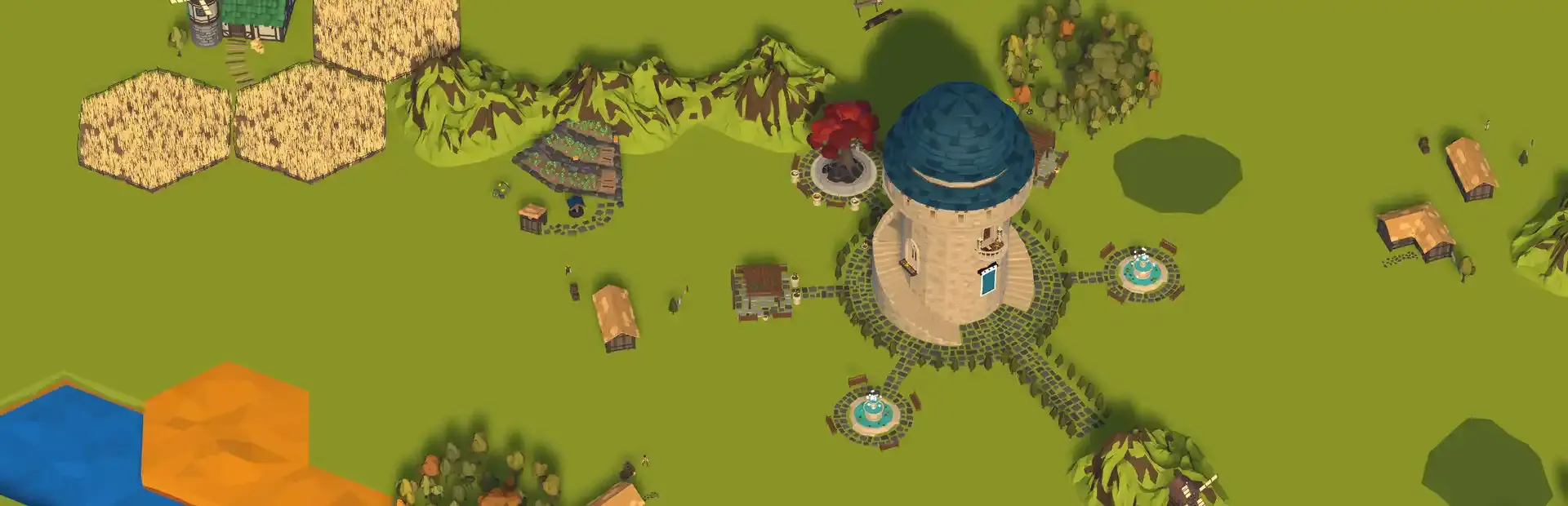 Monument Village background