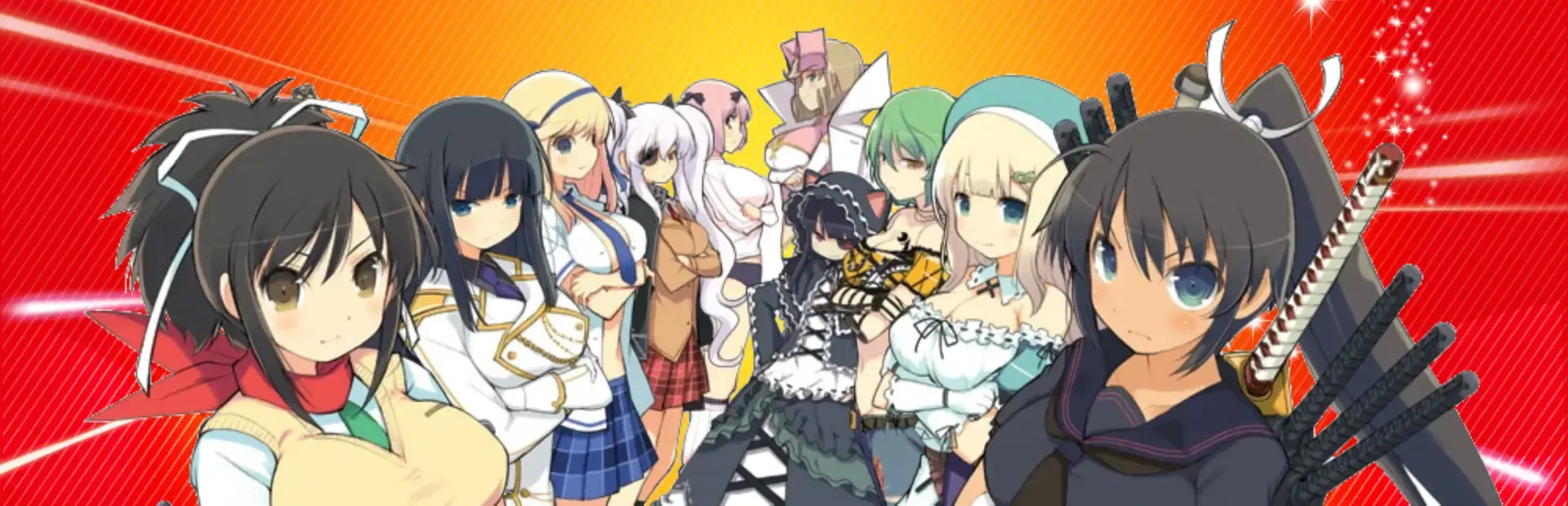 Senran Kagura Burst Re:Newal - Nyuu Nyuu DX Pack Limited Edition background