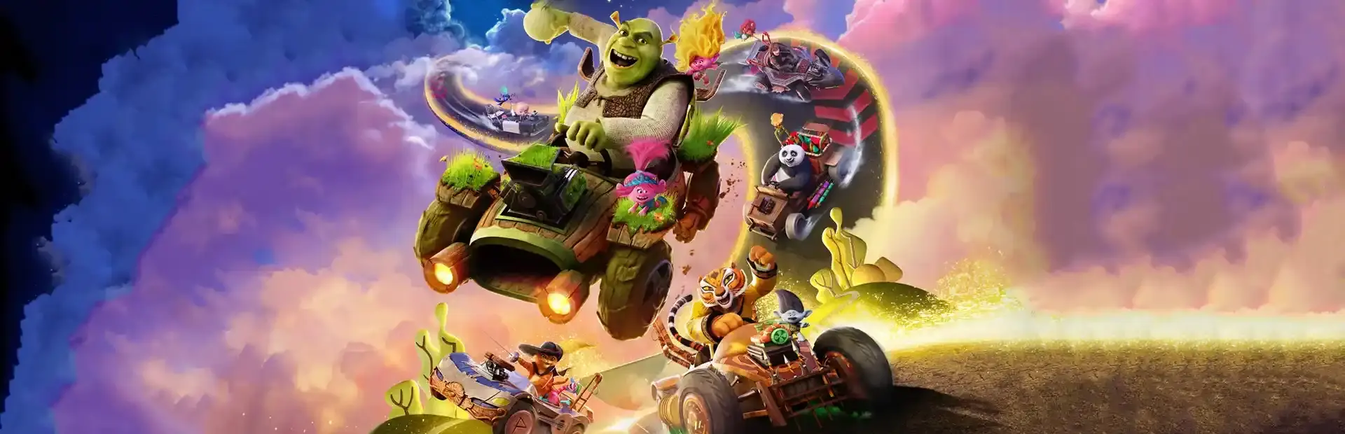 DreamWorks All-Star Kart Racing background