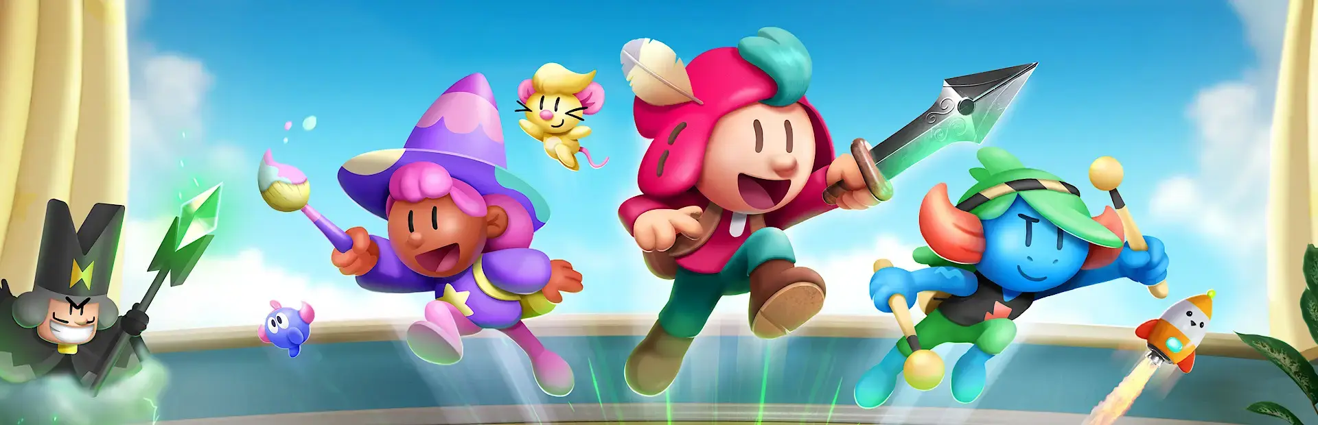 The Plucky Squire background