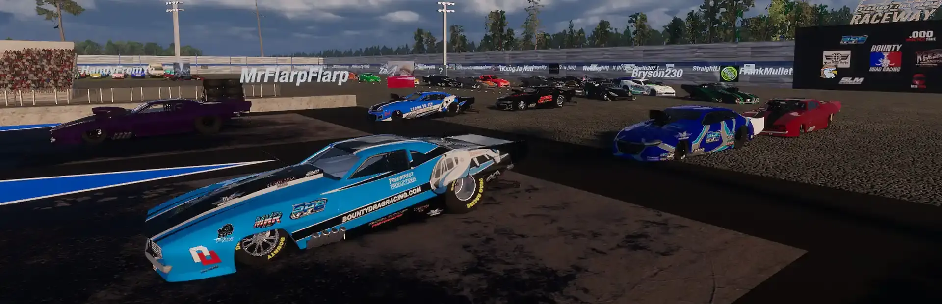 Bounty: Drag Racing background