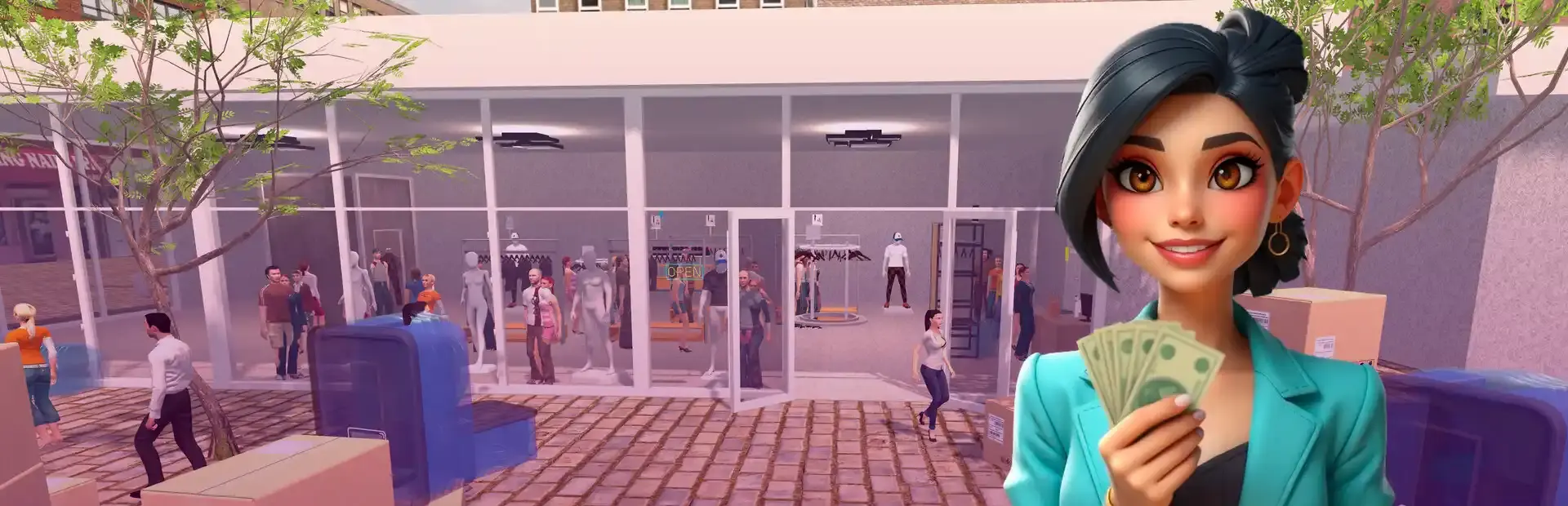 Boutique Builder Simulator background