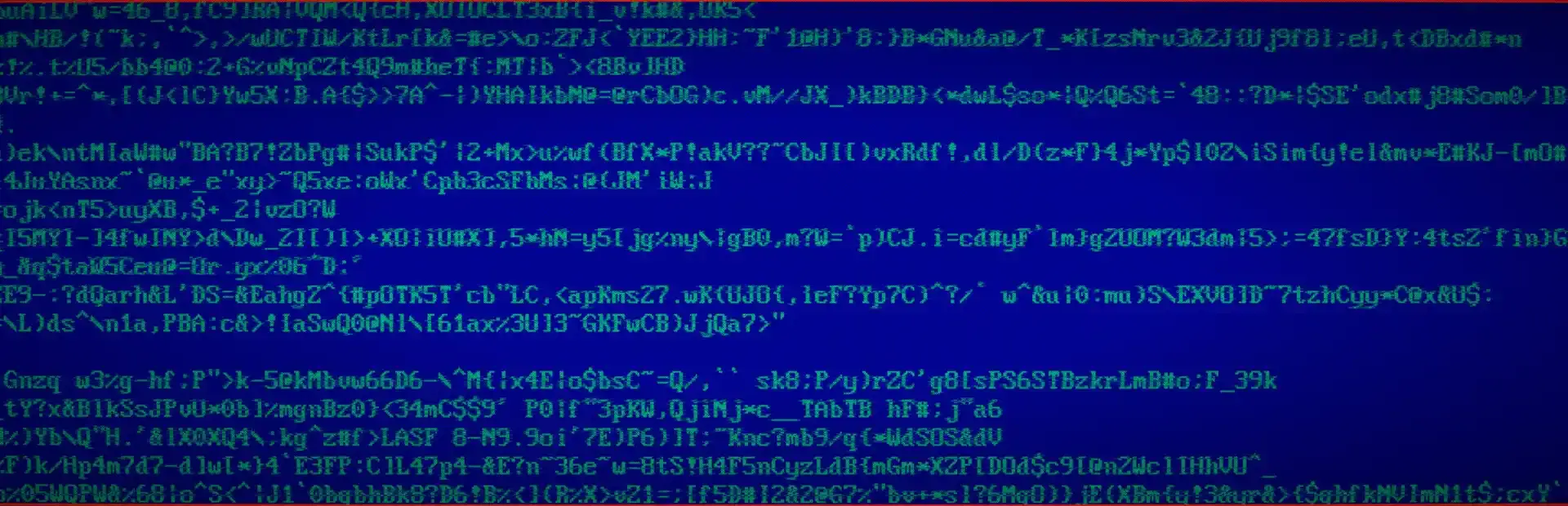 Terminal ESC background