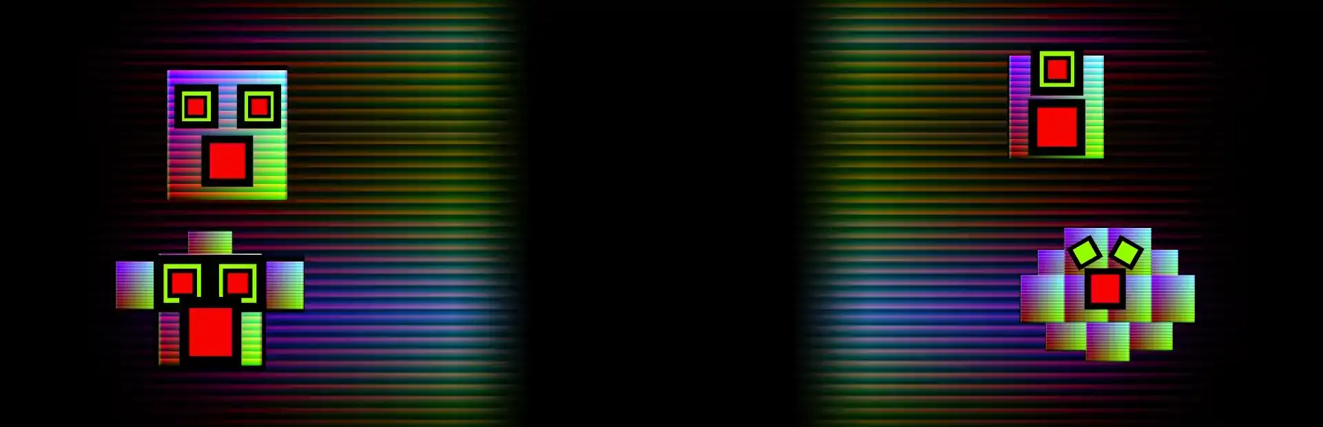 CPU Invaders background