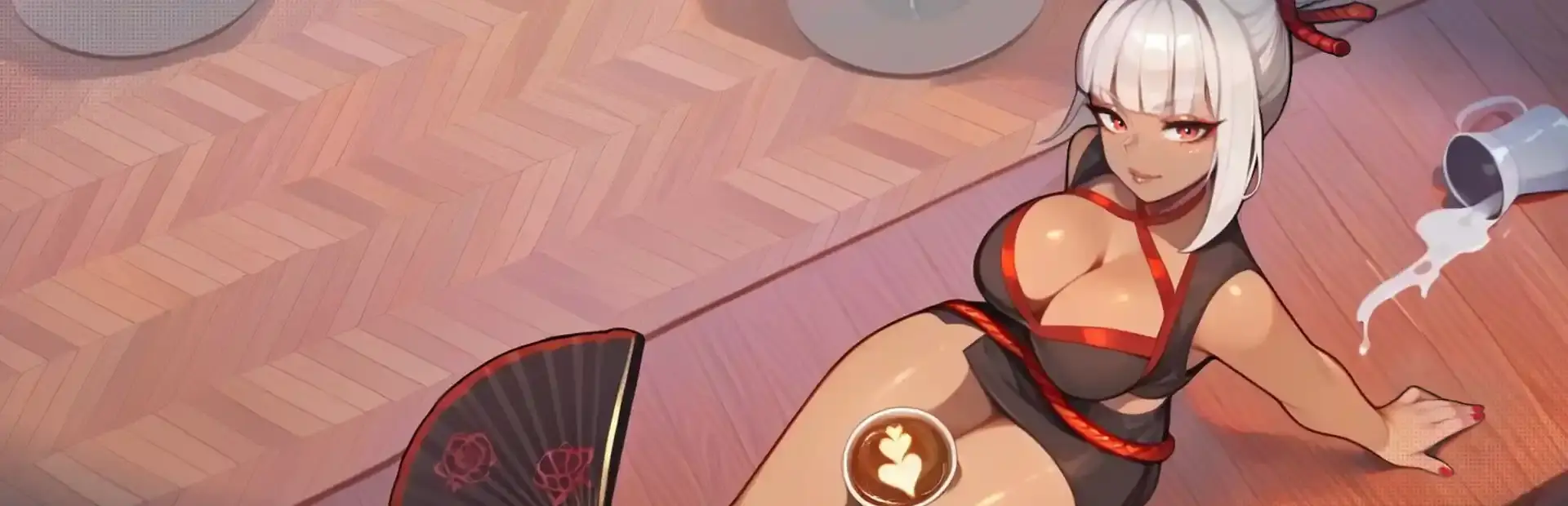 Coffee & Boobs background