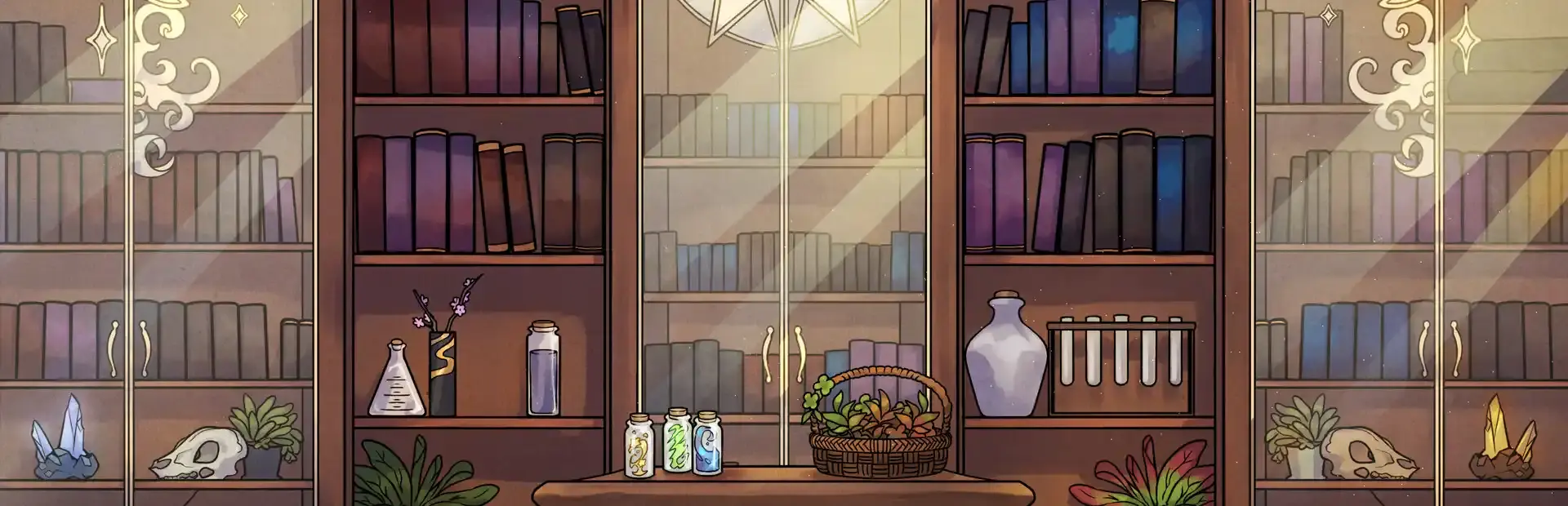 Lotus: The Self-Made Witch background