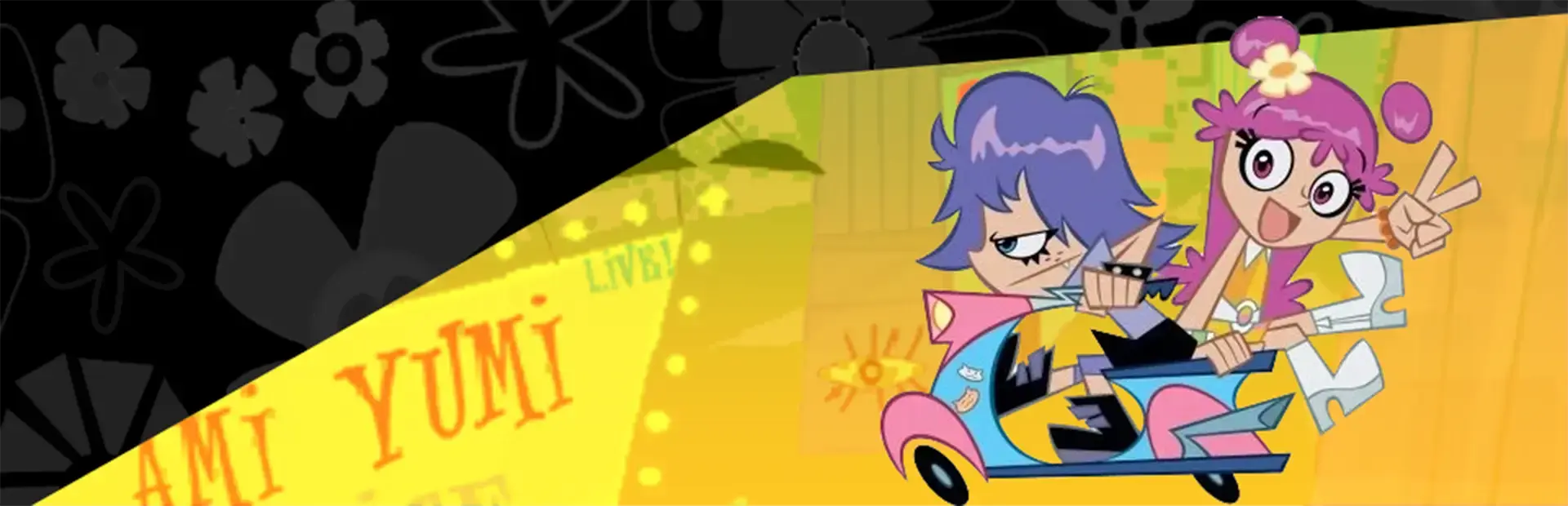 Hi Hi Puffy AmiYumi: World Tour background