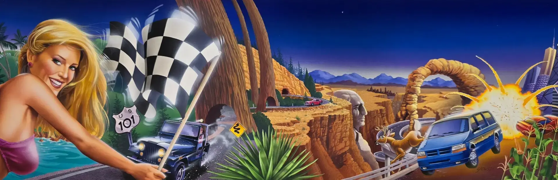 Cruis'n USA background