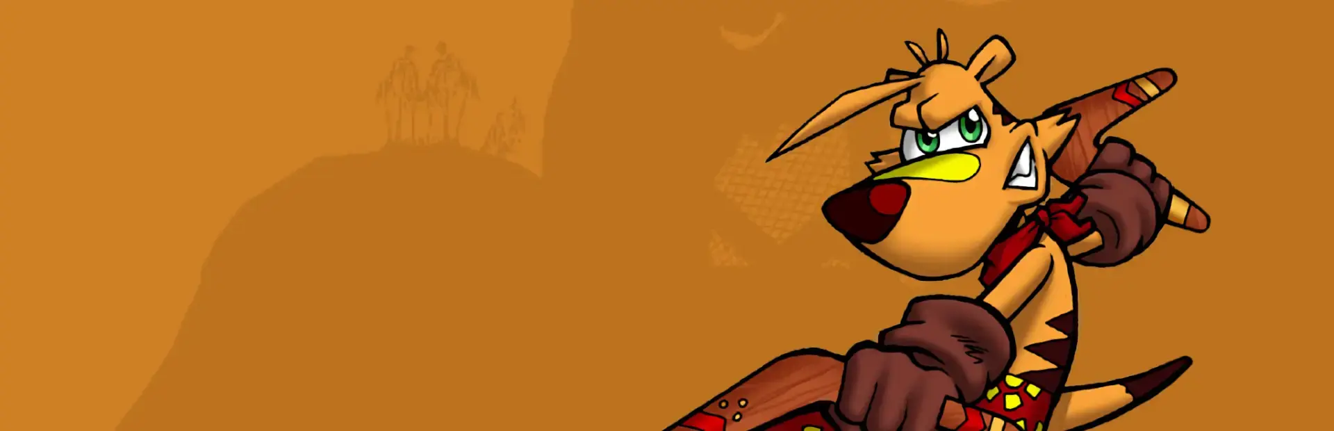 Ty the Tasmanian Tiger: Boomerang Blast background