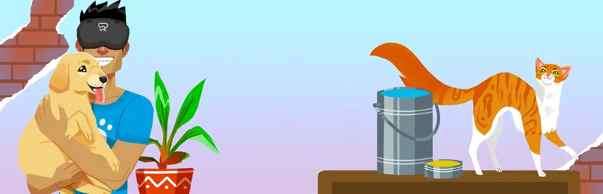 House Flipper Pets VR background