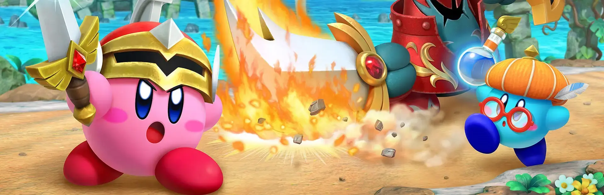 Super Kirby Clash background