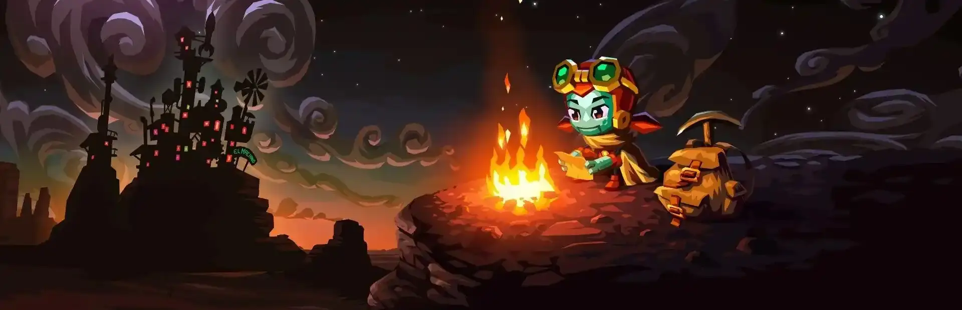 SteamWorld Dig 2 background
