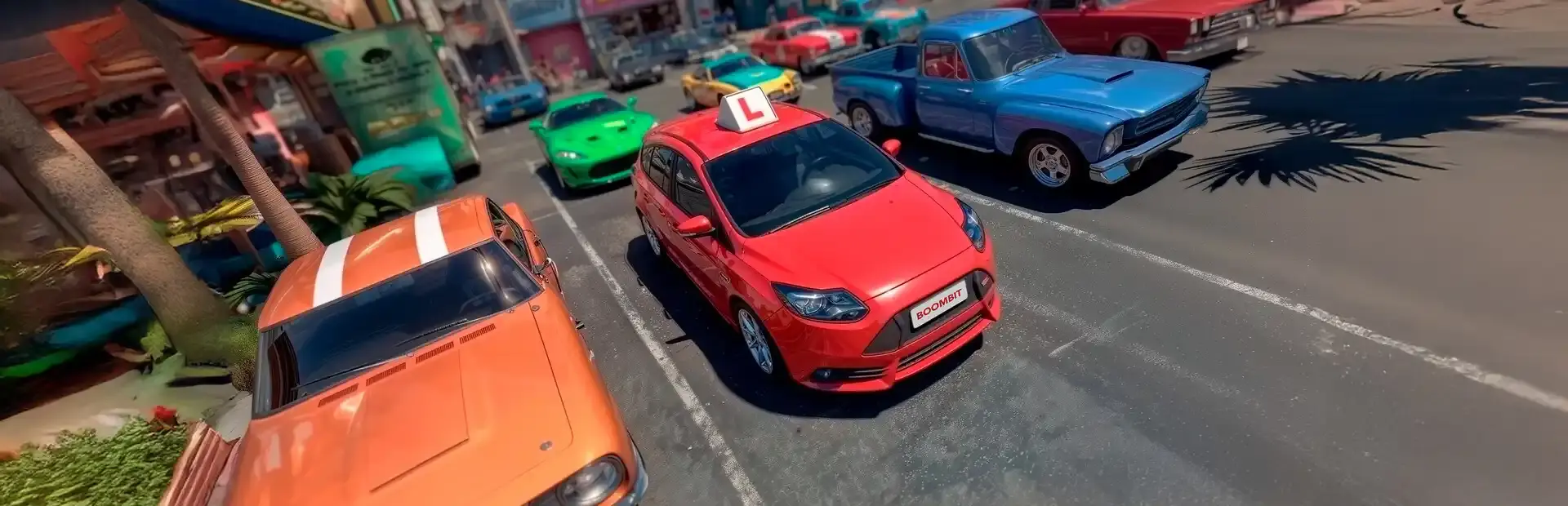 Car Driving School Simulator background