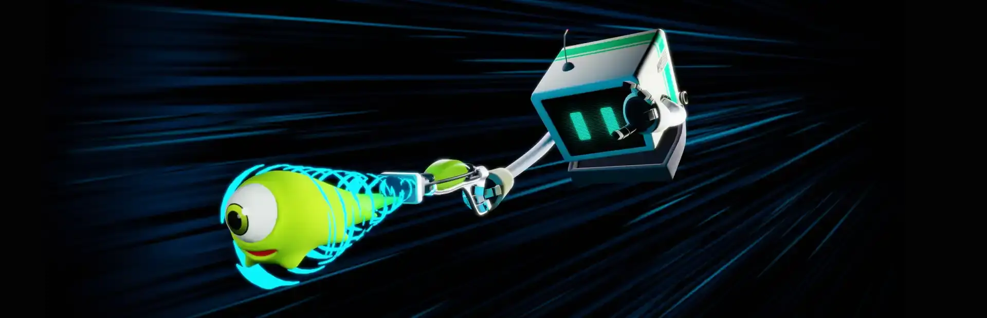 Blinnk and the Vacuum of Space background