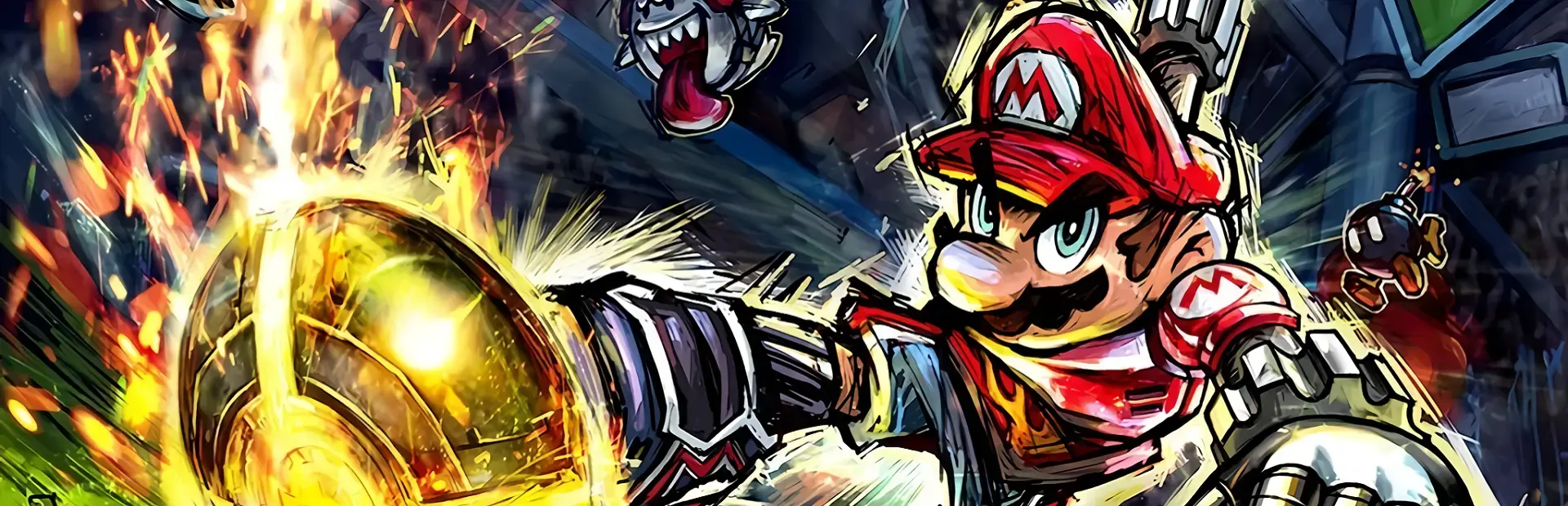Mario Strikers Charged background