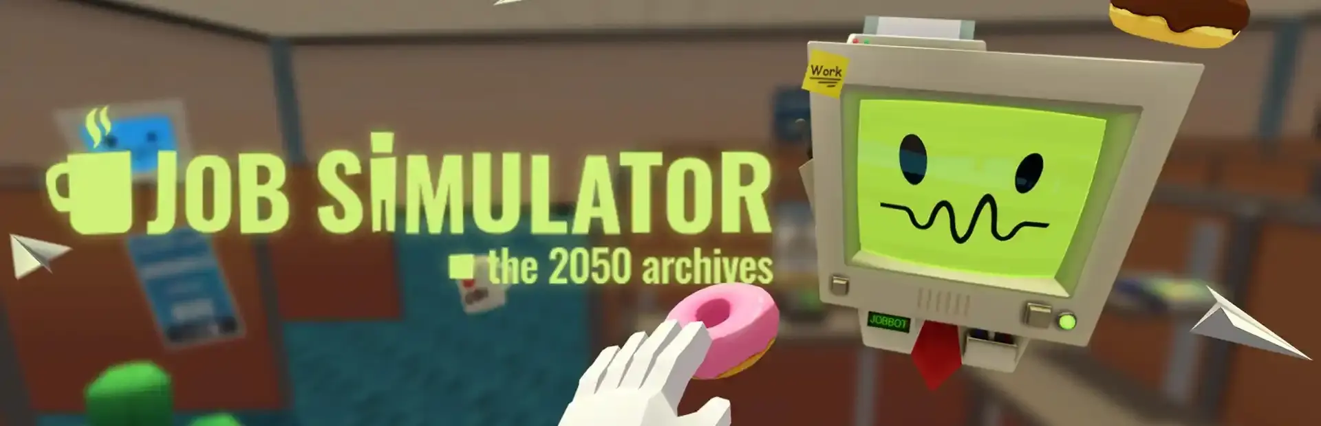 Job Simulator: The 2050 Archives background