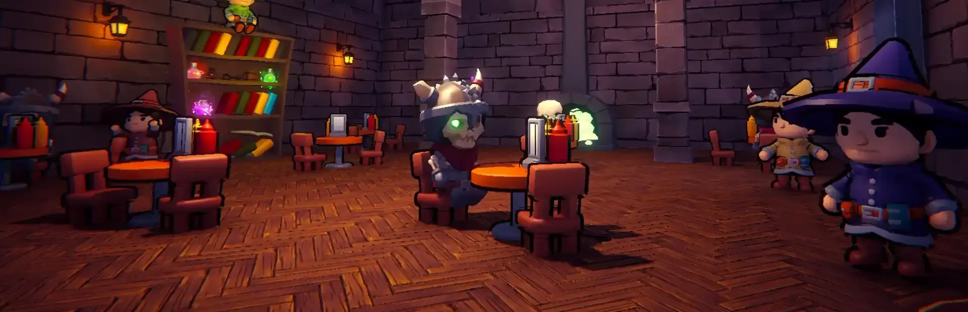 Burger Witch background