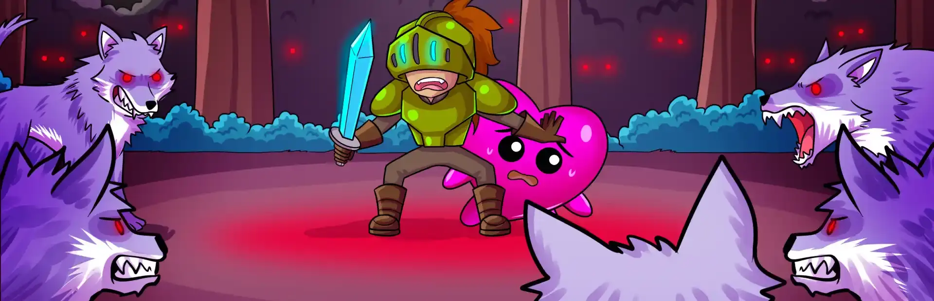 Heart Heroes: Wolf Knight background