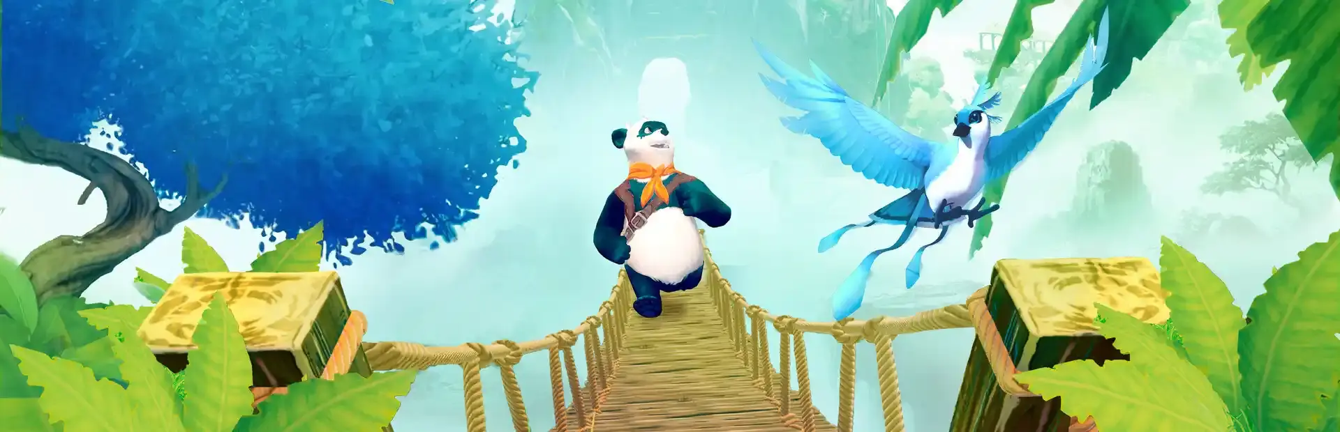Dancing Pandas: Ranger's Path background