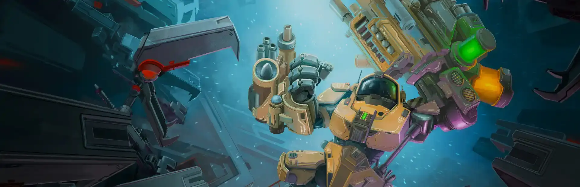 Mothergunship: Forge background