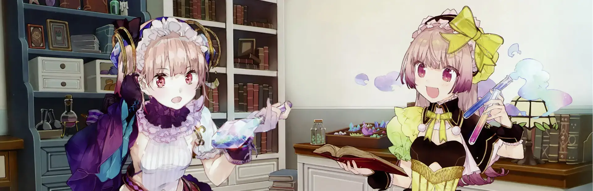 Atelier Lydie & Suelle: The Alchemists and the Mysterious Paintings DX background