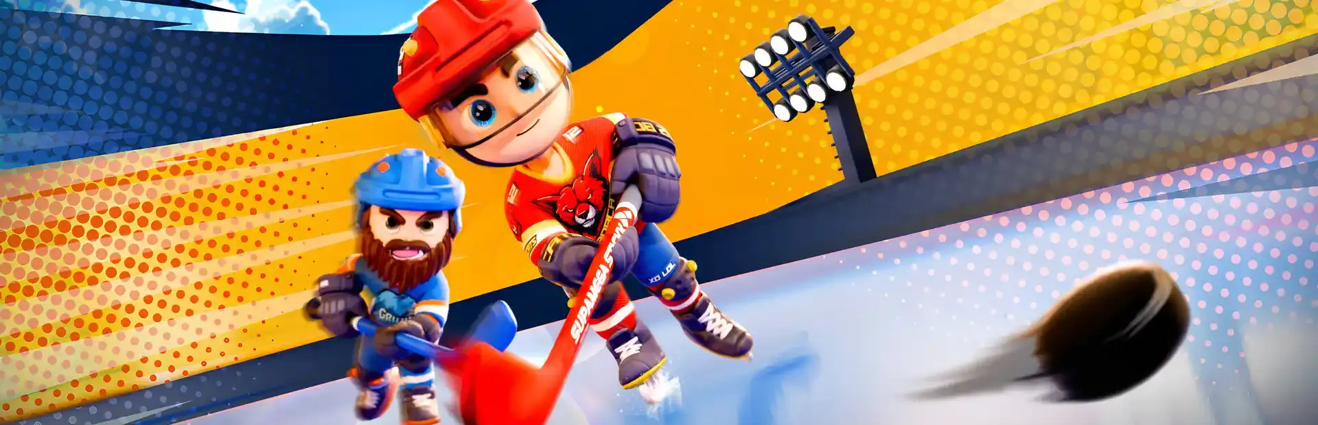 Casual Sport Series: Hockey background