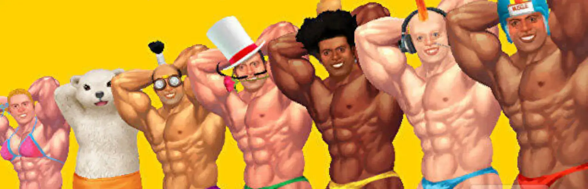 Muscle March background