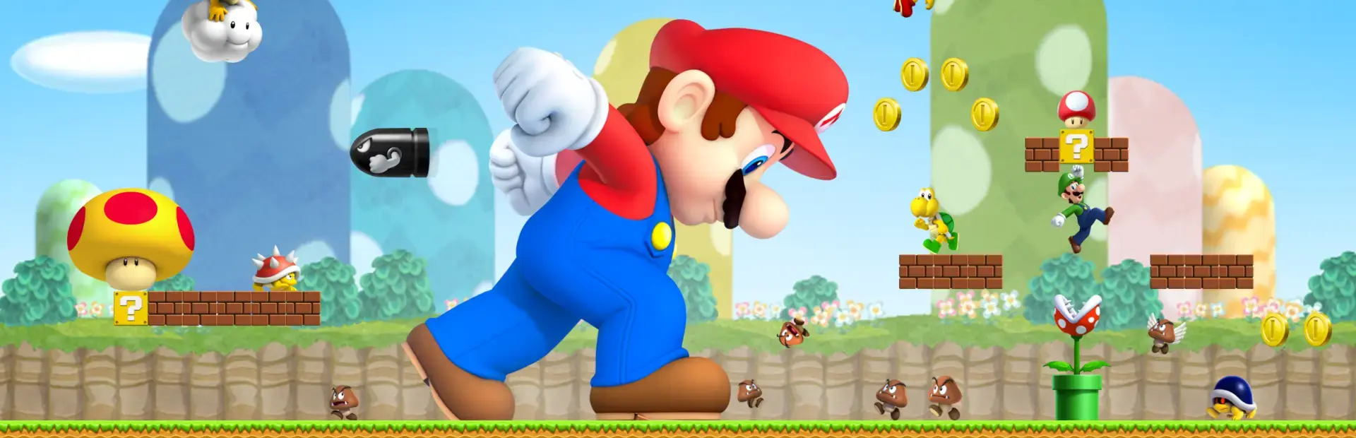 New Super Mario Bros. background