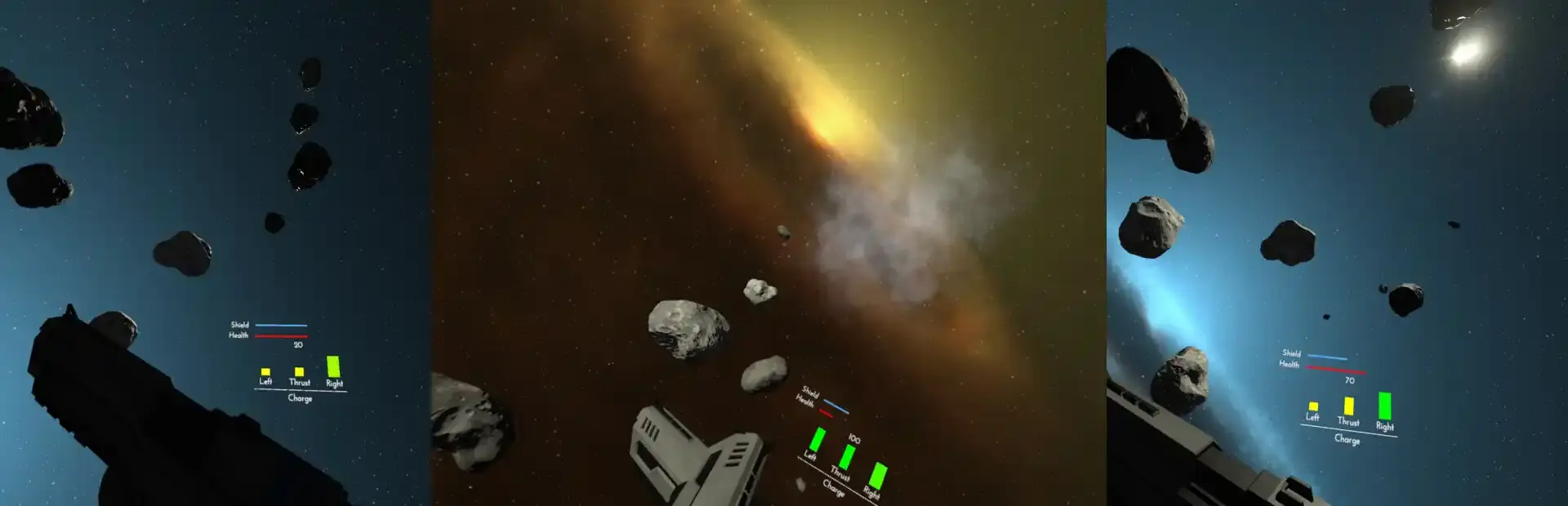 Asteroid Blaster VR background