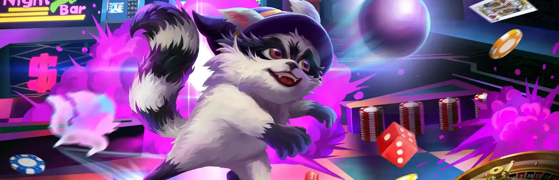 Roxy Raccoon's Pinball Panic background