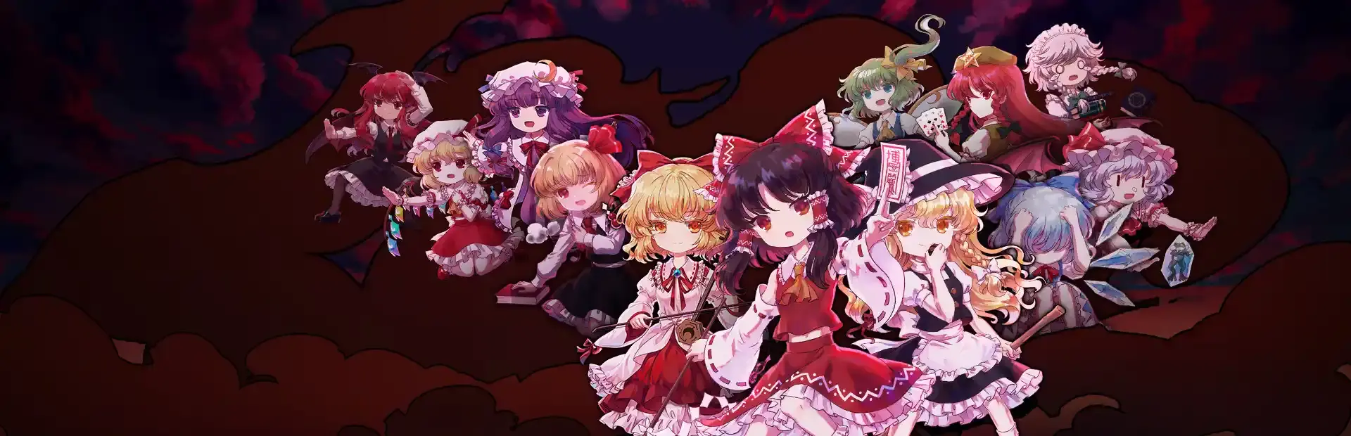 Touhou Blooming Chaos background