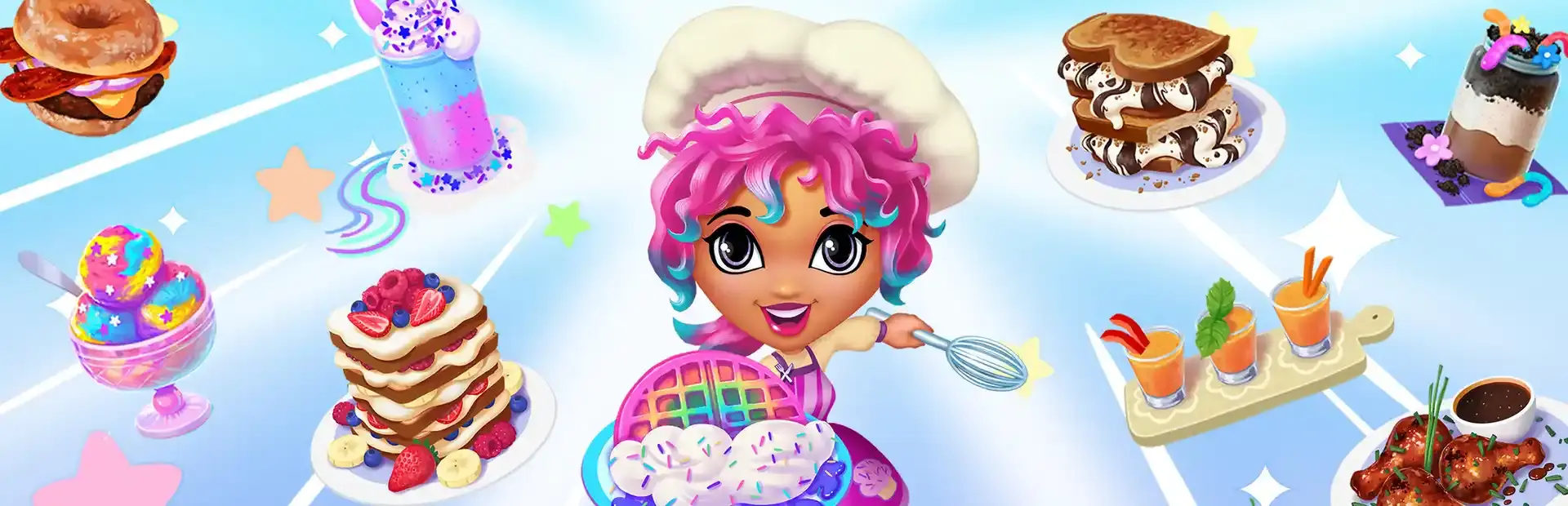 Yum Yum Cookstar background