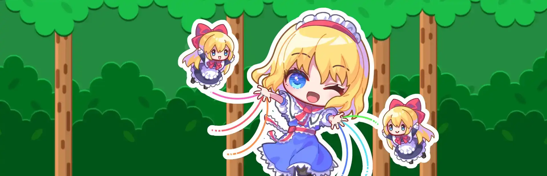 Super Alice Dolls! background