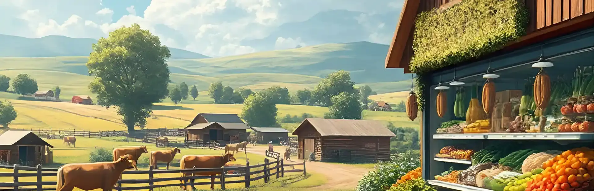 Ranch Farm and Store Simulator background