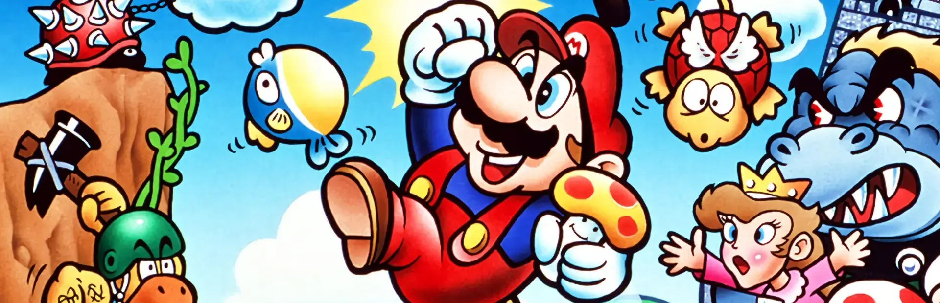 Vs. Super Mario Bros. background