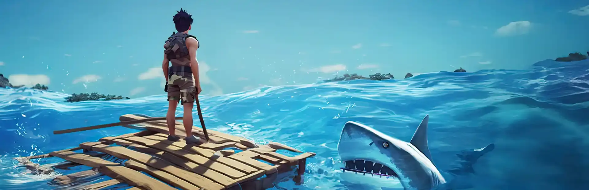 Survival Raft Simulator: Lost at Sea background