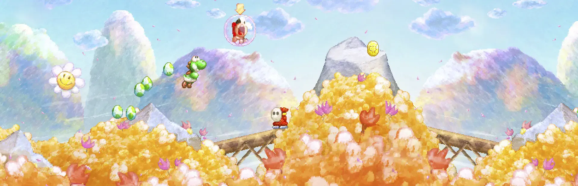 Super Yoshi no Tamago background