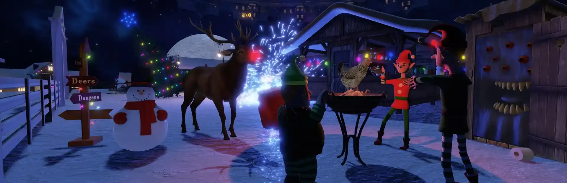 Christmas: Dark Side background